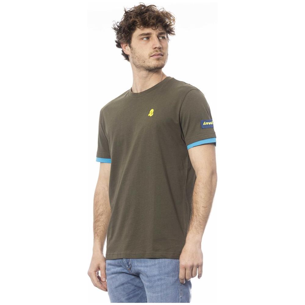 Invicta Green Cotton Men T-Shirt 1728,67345744032,Bicolor,Clothing,Invicta,L,M,Men,Men - Clothing,New with tags,S,T-Shirts - Clothing,T-Shirts - Men - Clothing,T-Shirts - T-Shirts - Clothing,XL,XXL