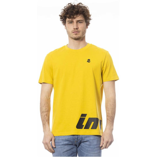 Invicta Yellow Cotton Men T-Shirt 1728,67345744032,Bicolor,Clothing,Invicta,L,M,Men,Men - Clothing,New with tags,S,Sportswear - Clothing,T-Shirts - Clothing,T-Shirts - Men - Clothing,T-Shirts - Sportswear - Clothing,T-Shirts - T-Shirts - Clothing,XL,XXL