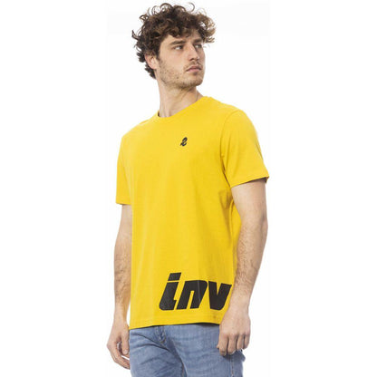 Invicta Yellow Cotton Men T-Shirt 1728,67345744032,Bicolor,Clothing,Invicta,L,M,Men,Men - Clothing,New with tags,S,Sportswear - Clothing,T-Shirts - Clothing,T-Shirts - Men - Clothing,T-Shirts - Sportswear - Clothing,T-Shirts - T-Shirts - Clothing,XL,XXL