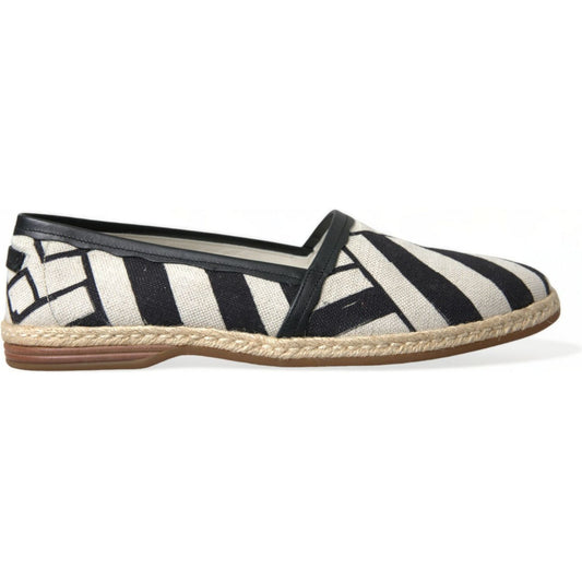 Dolce & Gabbana Chic Striped Canvas Espadrilles Dolce & Gabbana