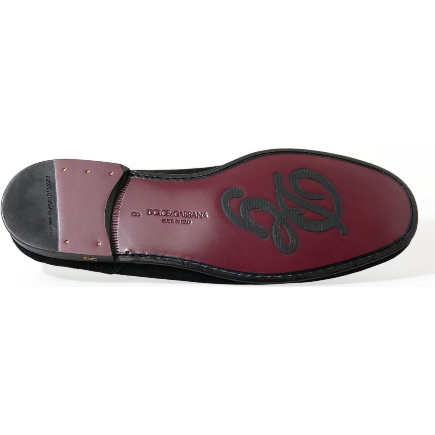 Dolce & Gabbana Elegant Velvet Black Loafers for Men Dolce & Gabbana