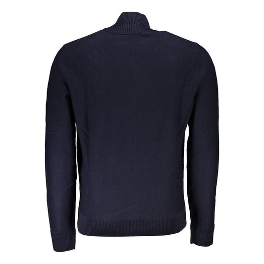 Hugo Boss Blue Wool Men Sweater Hugo Boss