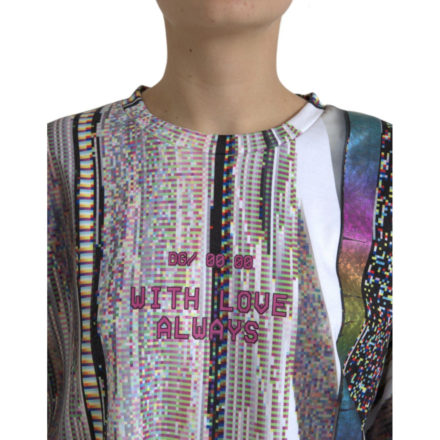 Dolce & Gabbana Chic Multicolor Round Neck Tee Dolce & Gabbana