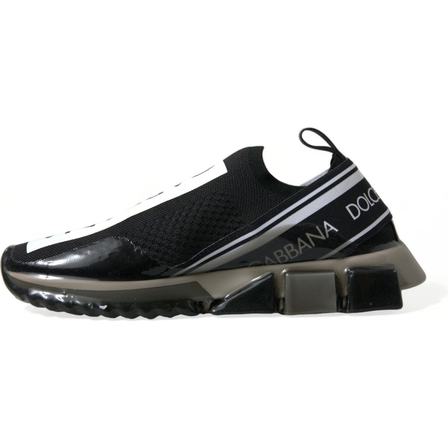 Dolce & Gabbana Elegant Black & White Sorrento Sneakers Dolce & Gabbana