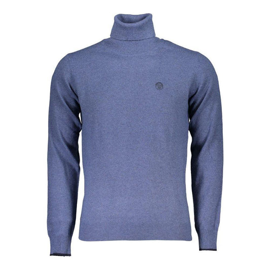 North Sails Blue Polyamide Men Sweater North Sails