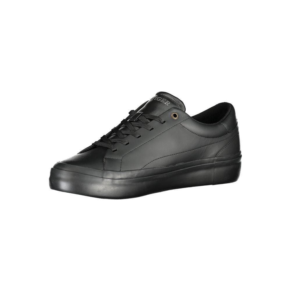 Tommy Hilfiger Black Polyethylene Men Sneaker Tommy Hilfiger