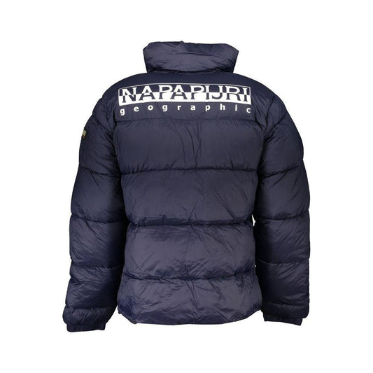 Napapijri Eco-Conscious Blue Jacket with Sleek Design Napapijri