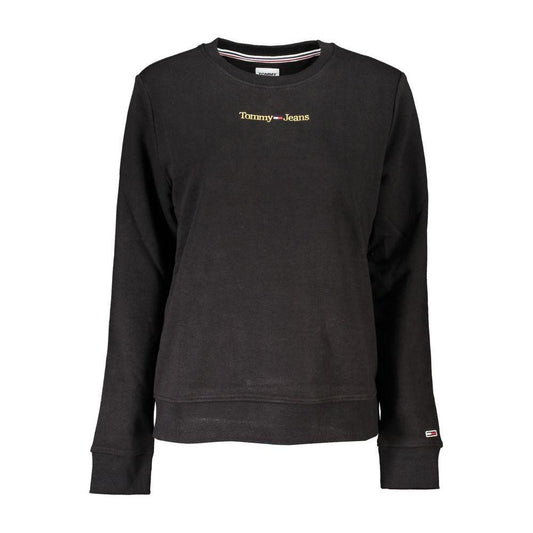 Tommy Hilfiger Black Cotton Women Sweater Tommy Hilfiger