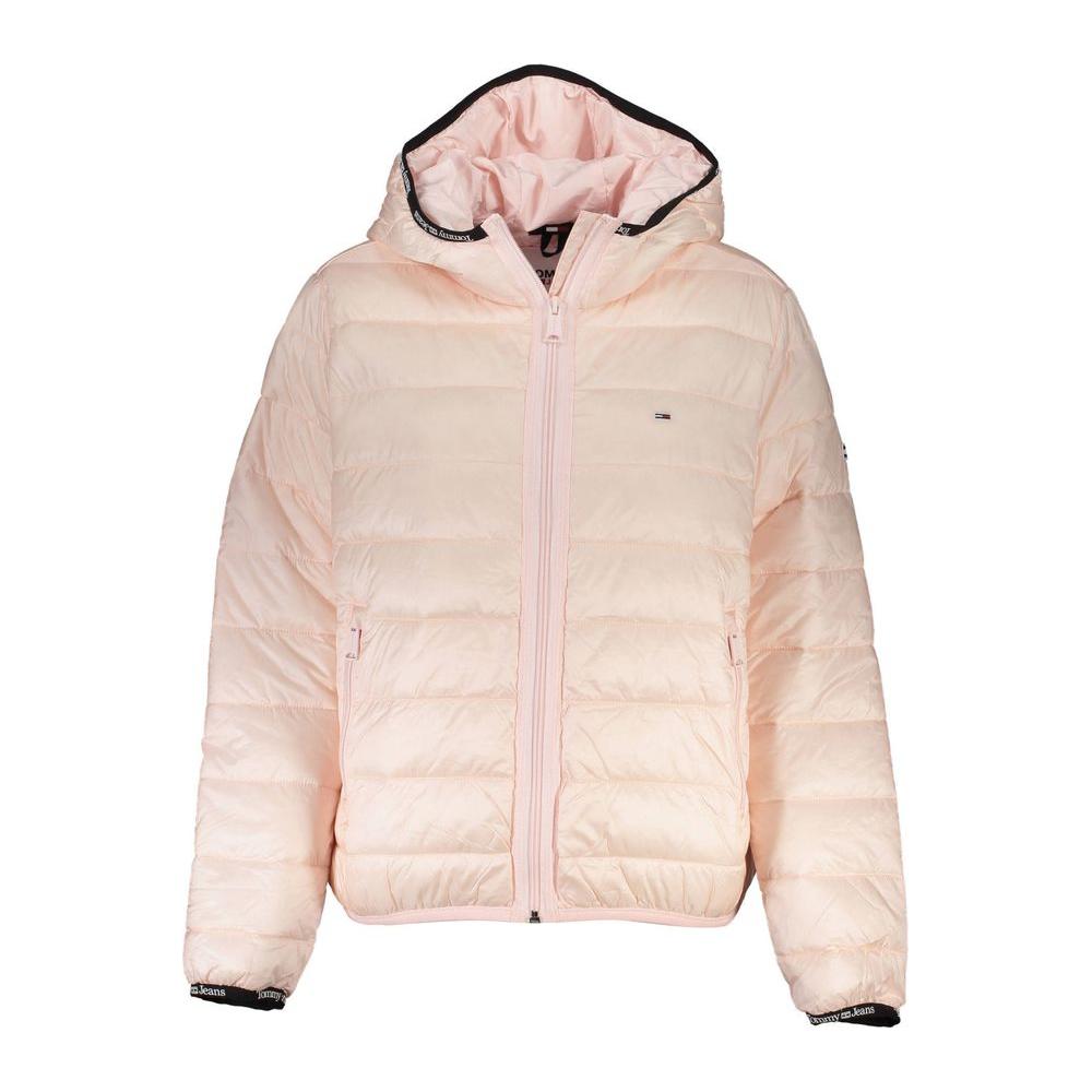 Tommy Hilfiger Pink Polyester Women Jacket Tommy Hilfiger