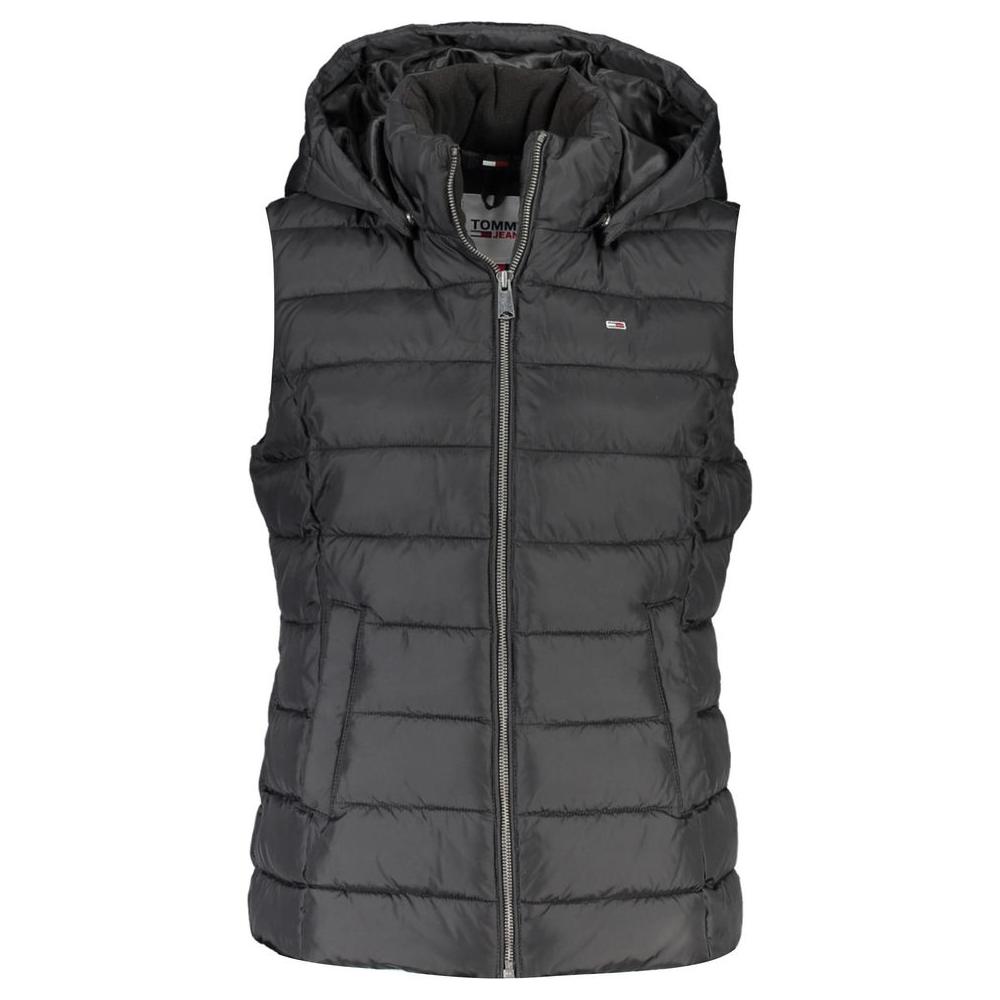 Tommy Hilfiger Black Polyester Women Jacket Tommy Hilfiger