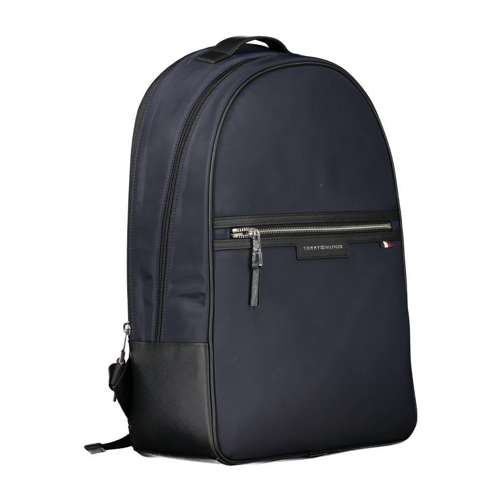 Tommy Hilfiger Blue Polyester Men Backpack Tommy Hilfiger