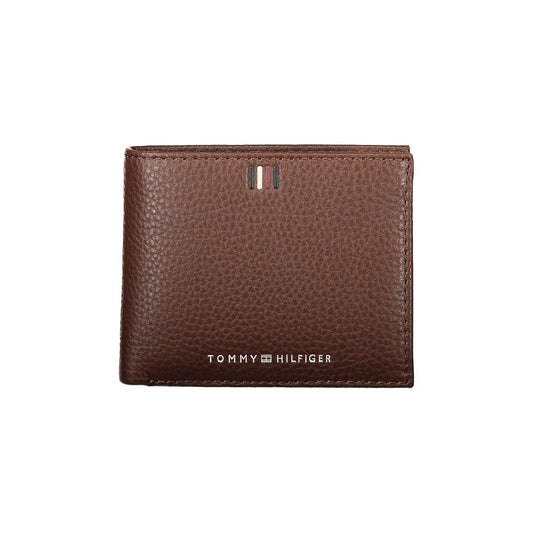 Tommy Hilfiger Elegant Leather Wallet with Contrast Details Tommy Hilfiger