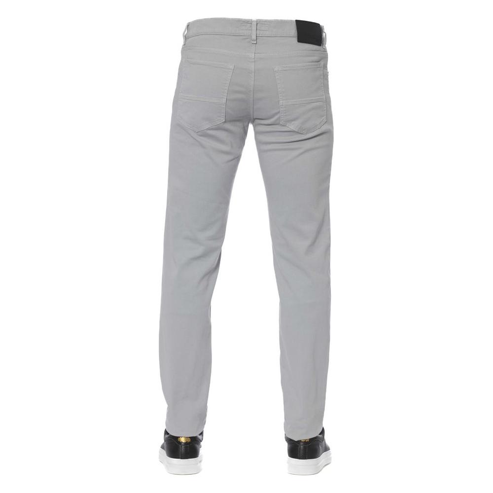 Trussardi Jeans Gray Cotton Men Jeans 1728,67345744032,Clothing,Gray,Jeans & Pants - Men - Clothing,Jeans Denim - Clothing,Men,Men - Clothing,New with tags,Slim Fit Jeans - Jeans Denim - Clothing,Trussardi Jeans,W29