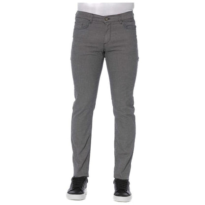 Trussardi Jeans Gray Cotton Men's Pants 1728,67345744032,Casual Pants - Pants - Clothing,Clothing,Gray,Jeans & Pants - Men - Clothing,Men,Men - Clothing,New with tags,Pants - Clothing,Trussardi Jeans,W29,W30,W31,W38,W40