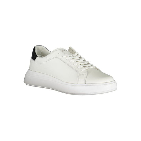 Calvin Klein Sleek White Sneakers with Contrast Accents Calvin Klein