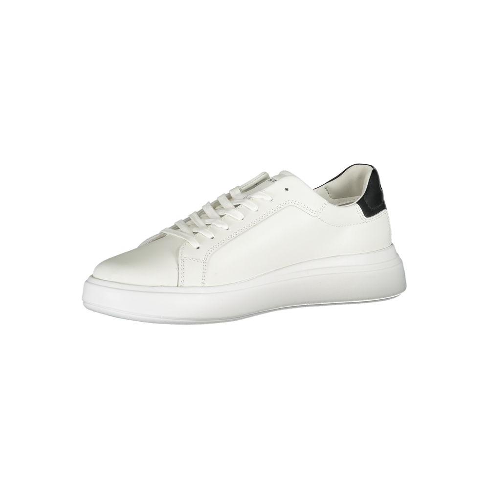 Calvin Klein Sleek White Sneakers with Contrast Accents Calvin Klein