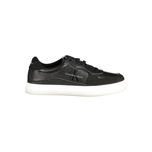 Calvin Klein Sleek Black Sports Sneakers with Contrast Details Calvin Klein