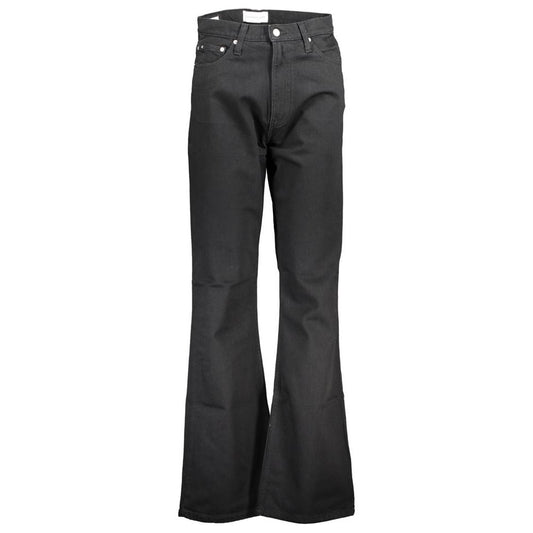 Calvin Klein Sleek Black Organic Bootcut Denim