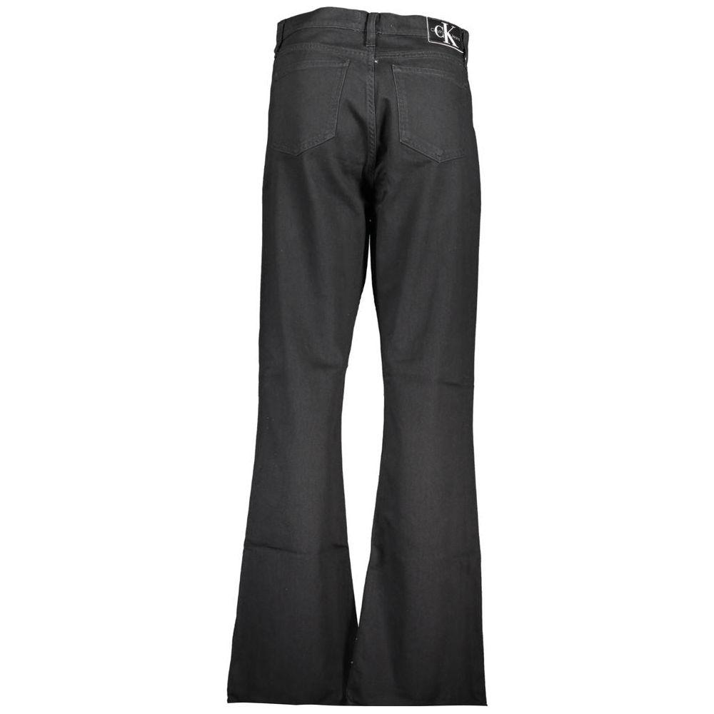 Calvin Klein Sleek Black Organic Bootcut Denim Calvin Klein