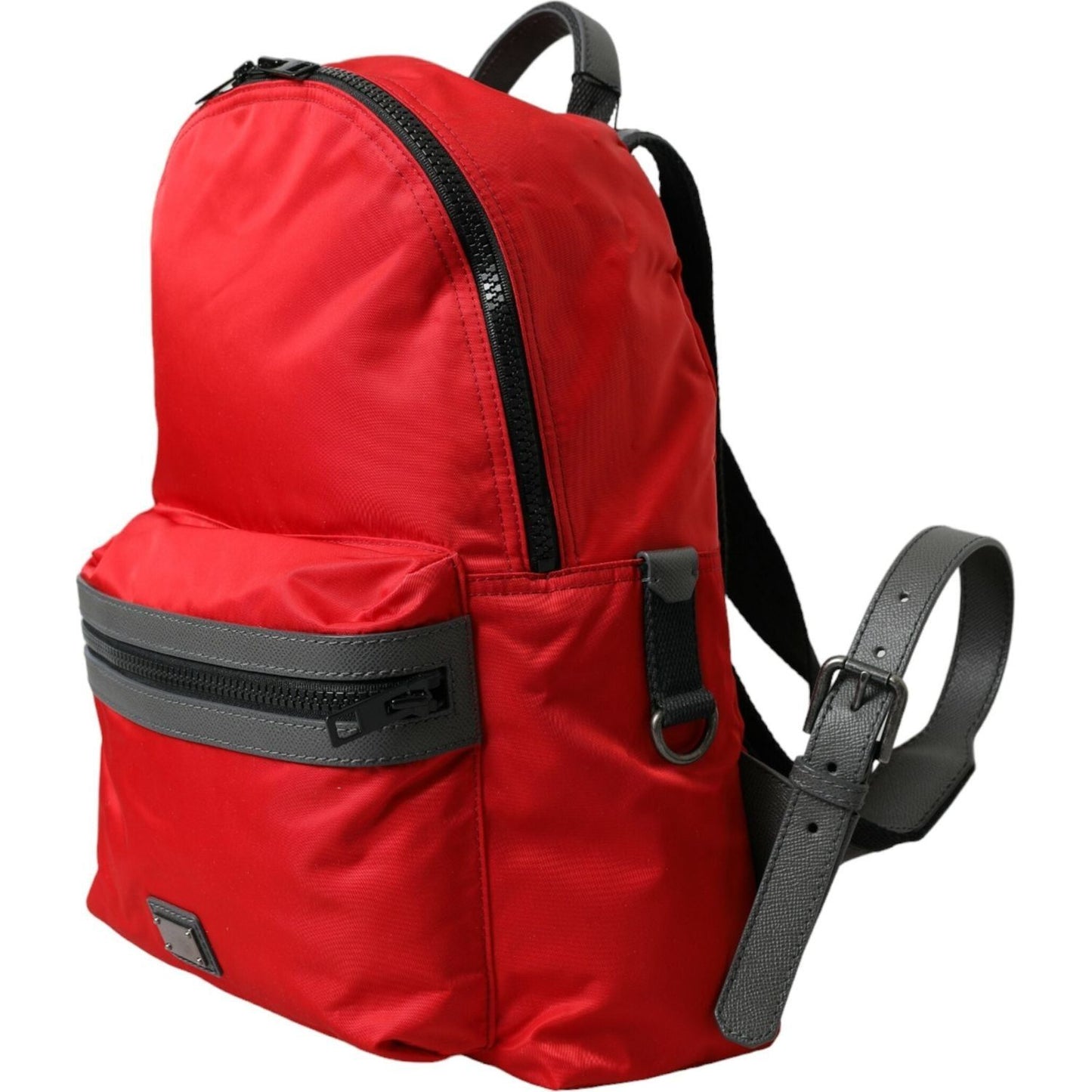 Dolce & Gabbana Elegant Red Nylon-Leather Backpack Dolce & Gabbana