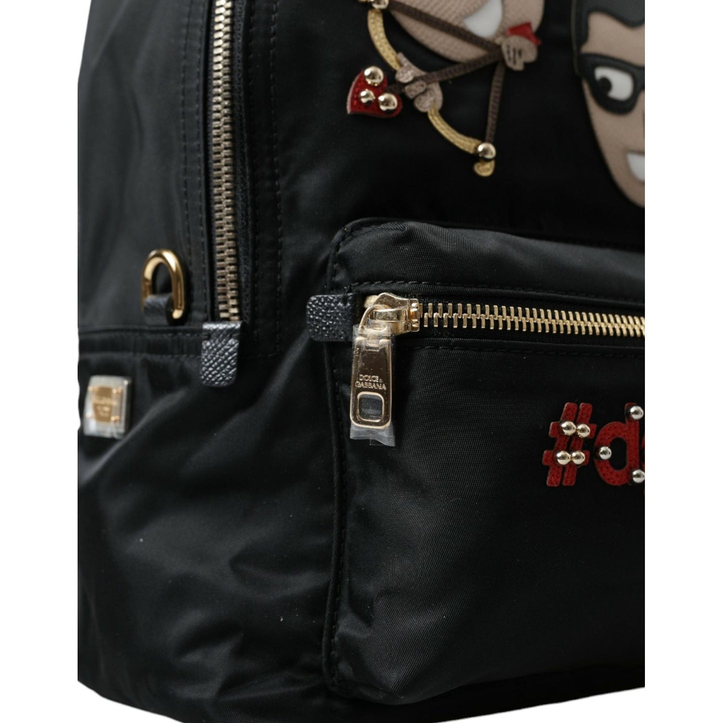 Dolce & Gabbana Elegant Embellished Black Backpack Dolce & Gabbana