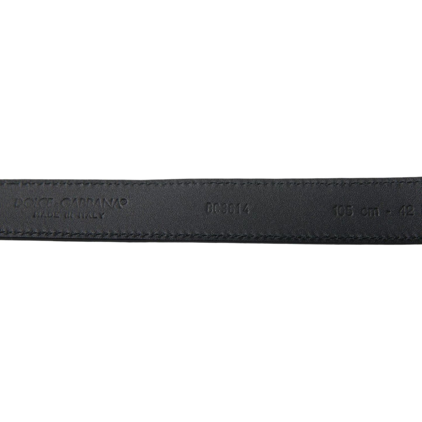 Dolce & Gabbana Elegant Suede Calf Leather Belt Dolce & Gabbana