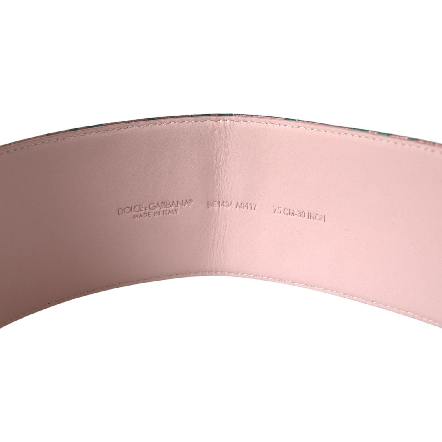 حزام متعدد الألوان بخصر عالٍ من دولتشي آند غابانا