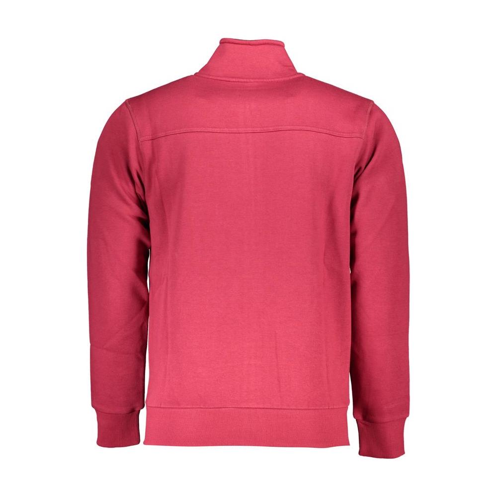 U.S. Grand Polo Chic Pink Long Sleeve Zip Sweatshirt U.S. Grand Polo