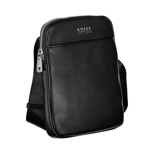 Guess Jeans Sleek Men's Black Shoulder Bag Guess Jeans