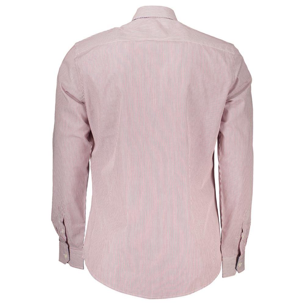 Harmont & Blaine Chic Pink Narrow-Fit Organic Cotton Shirt Harmont & Blaine