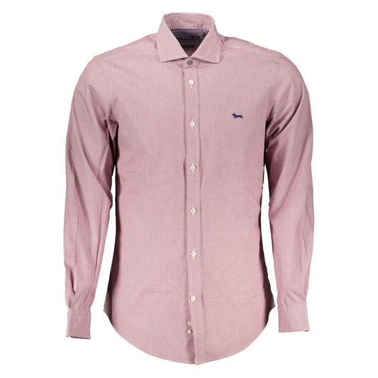 Harmont & Blaine Chic Pink Narrow Fit Long Sleeve Shirt Harmont & Blaine