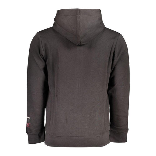 U.S. Grand Polo Chic Gray Hooded Fleece Sweatshirt U.S. Grand Polo