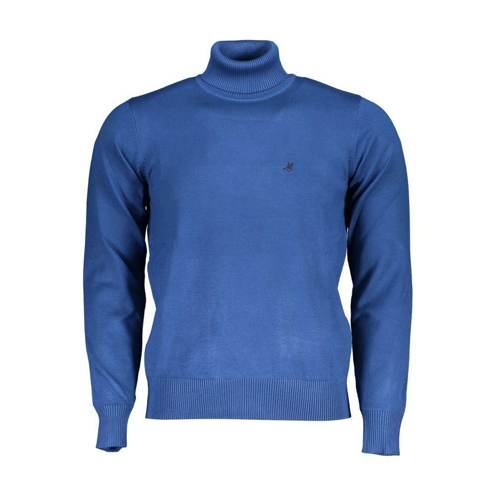 U.S. Grand Polo Elegant Turtleneck Sweater with Embroidered Logo U.S. Grand Polo