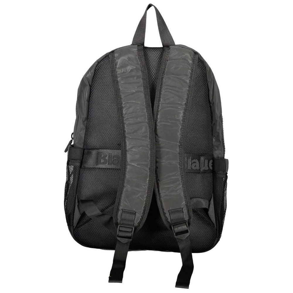 Front view with bag zipped and handles upright.