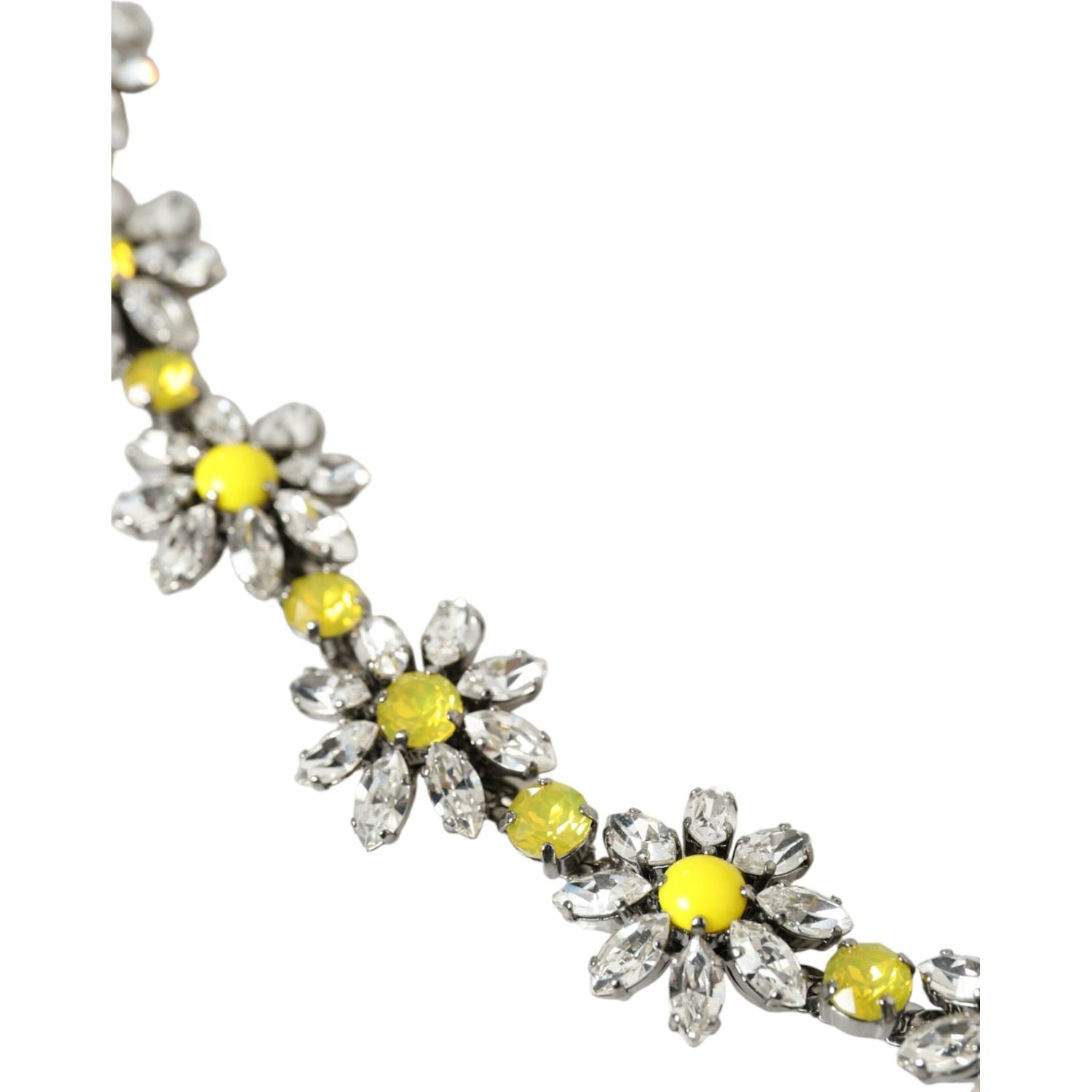 حزام جلدي أنيق مزين بالكريستال من دولتشي آند غابانا