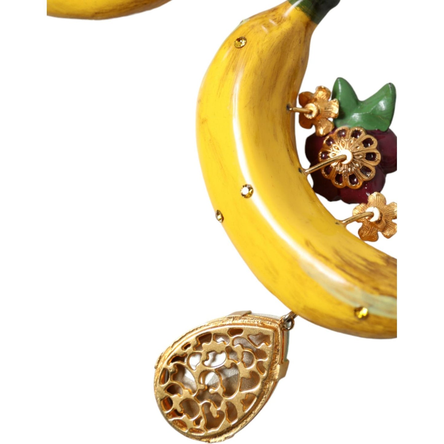 Dolce & Gabbana Chic Clip-on Banana Dangle Earrings Dolce & Gabbana