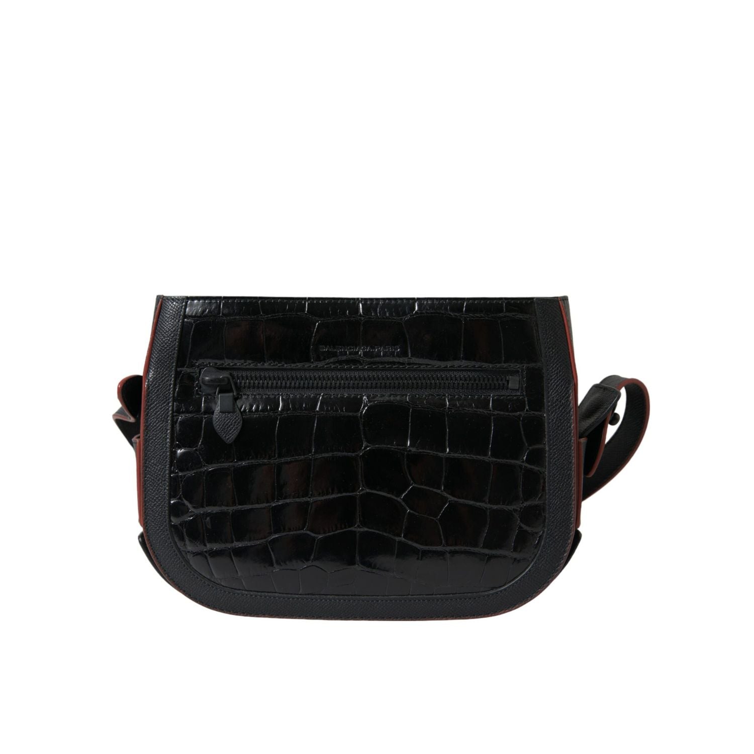 Balenciaga Black Exotic Leather Shoulder Crossbody Camera Bag