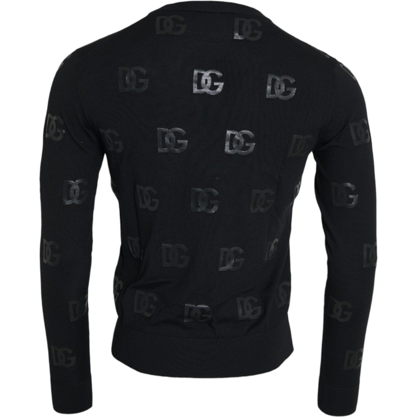 Dolce & Gabbana Black DG Logo Pullover Sweatshirt Sweater Dolce & Gabbana