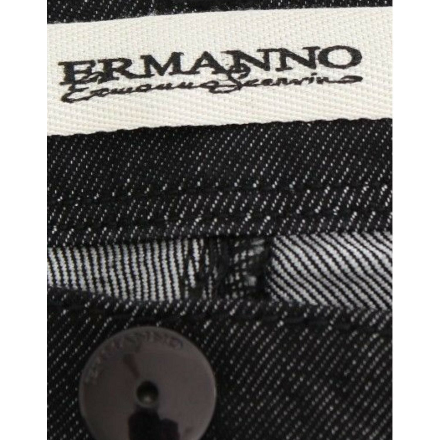 بنطلون جينز Ermanno Scervino Chic Black Skinny - أنيق وذو قصة ضيقة