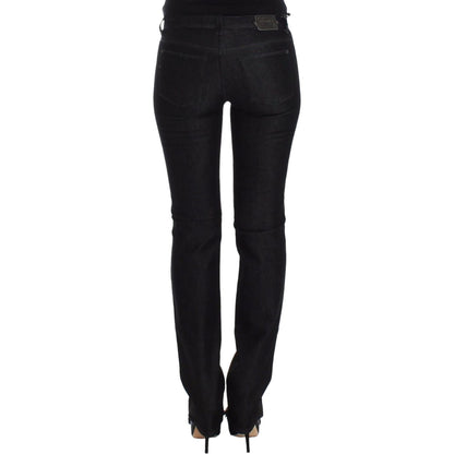 Ermanno Scervino Black Slim Jeans Denim Pants Skinny Leg Stretch