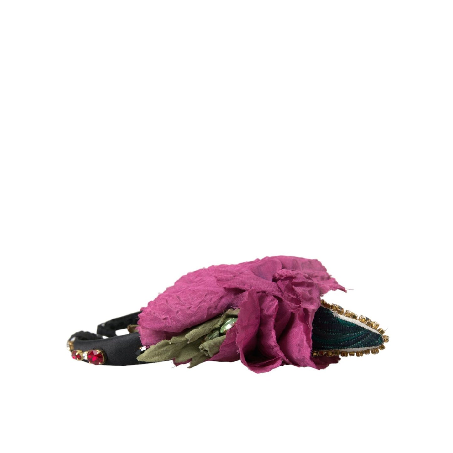 Dolce & Gabbana Red Watermelon Cherry Crystal Hairband Statement Diadem