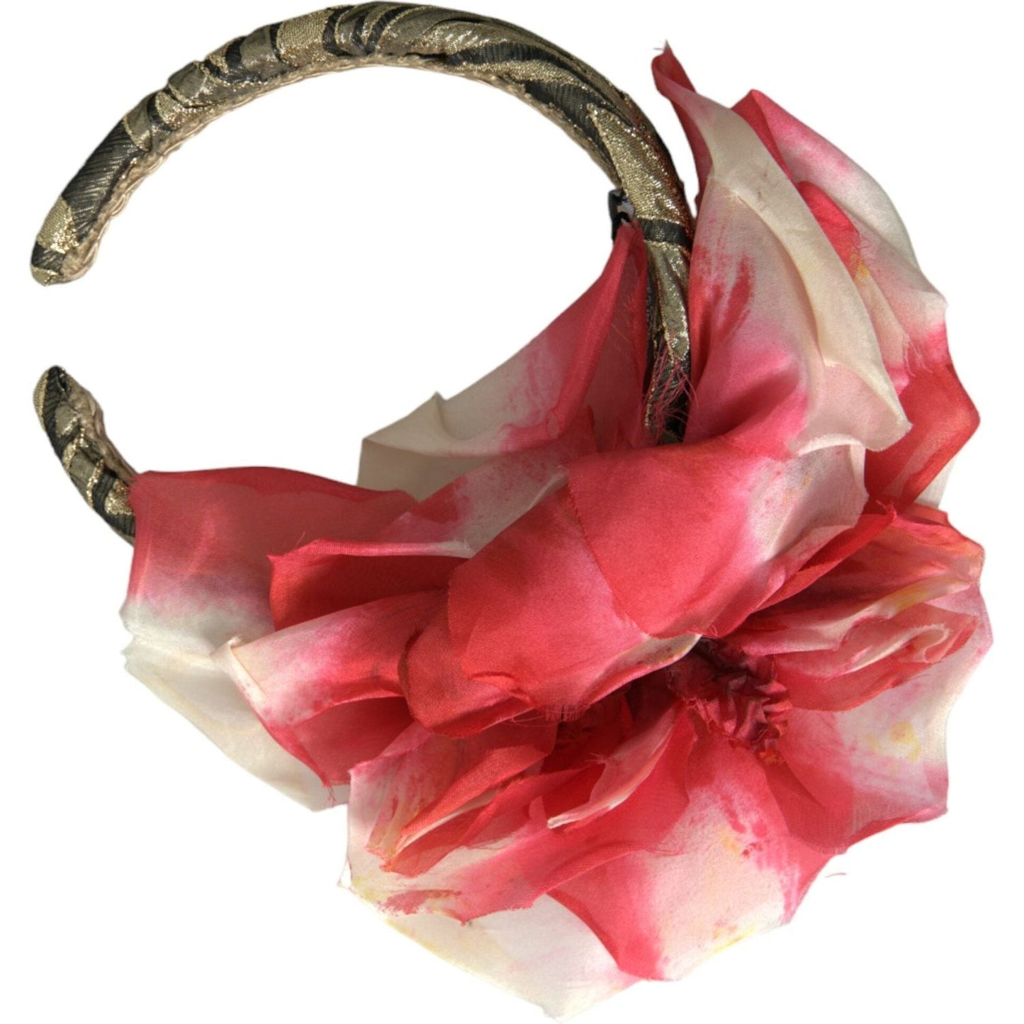 Dolce & Gabbana Multicolor Floral Applique Silk Women Headband Diadem Dolce & Gabbana