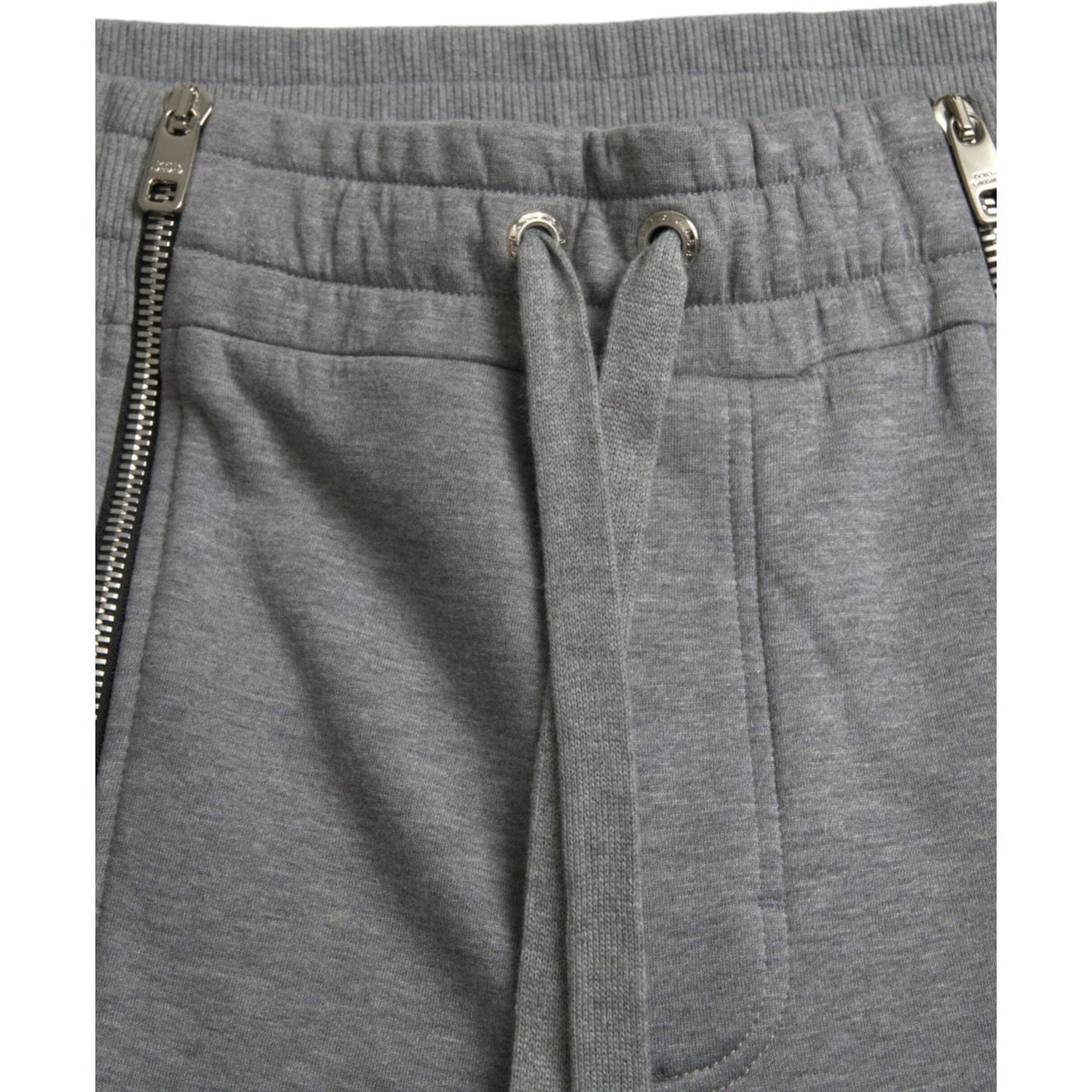 Dolce & Gabbana Gray Cotton Jogger Skinny Sweatpants Pants Dolce & Gabbana