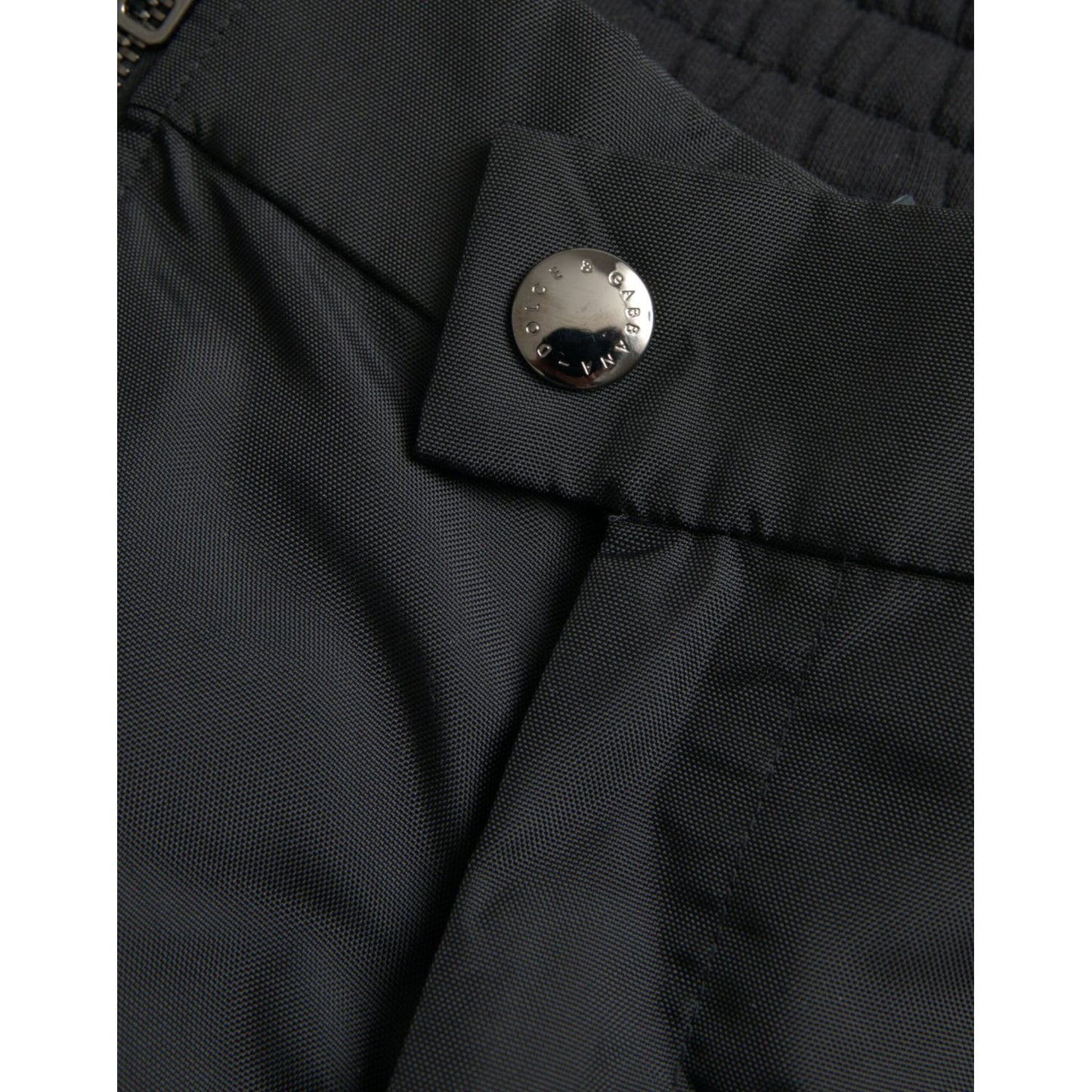 Dolce & Gabbana Black Cotton Blend Skinny Pants