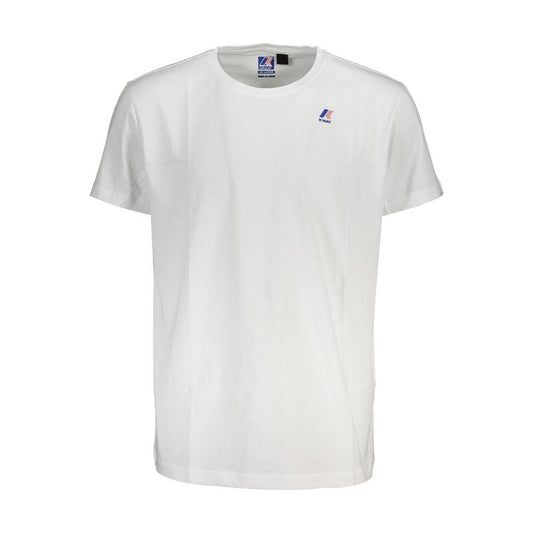 K-WAY White Cotton T-Shirt K-WAY