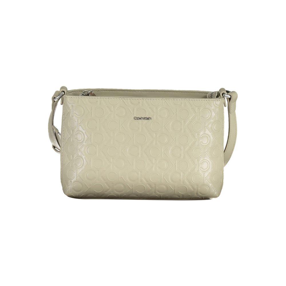 Calvin Klein Beige Polyester Handbag Calvin Klein