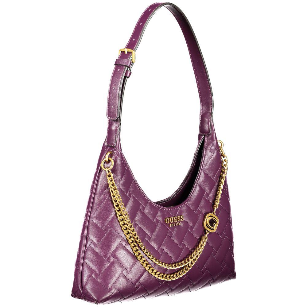 Guess Jeans Purple Polyethylene Handbag Guess Jeans