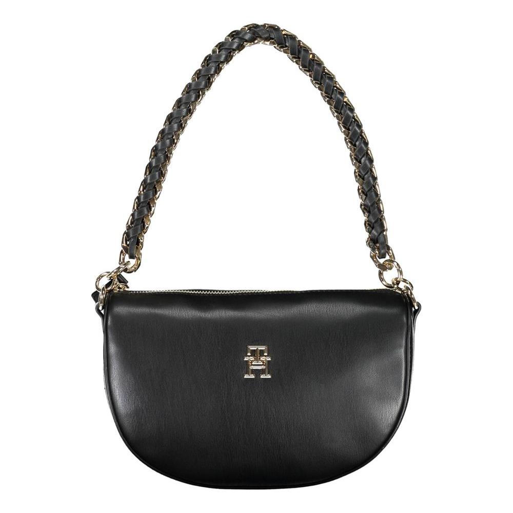 Tommy Hilfiger Black Polyethylene Handbag Tommy Hilfiger