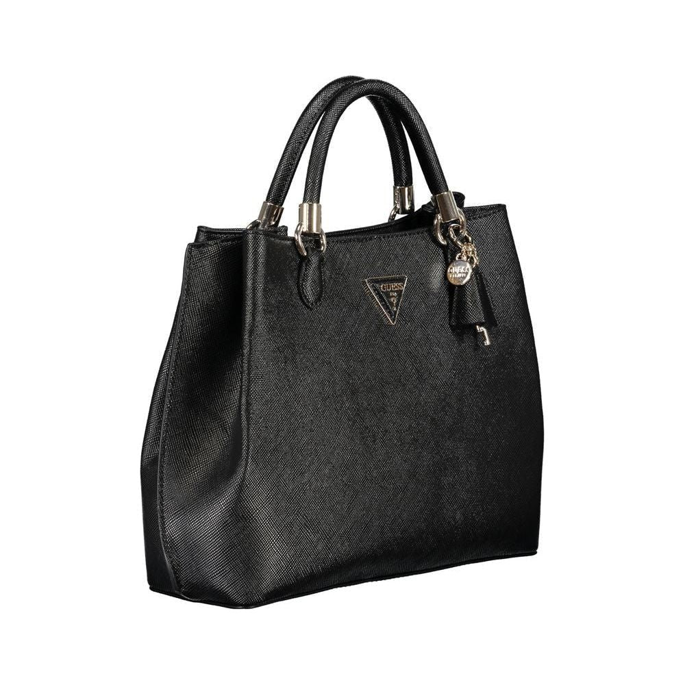 Guess Jeans Black Polyethylene Handbag Guess Jeans