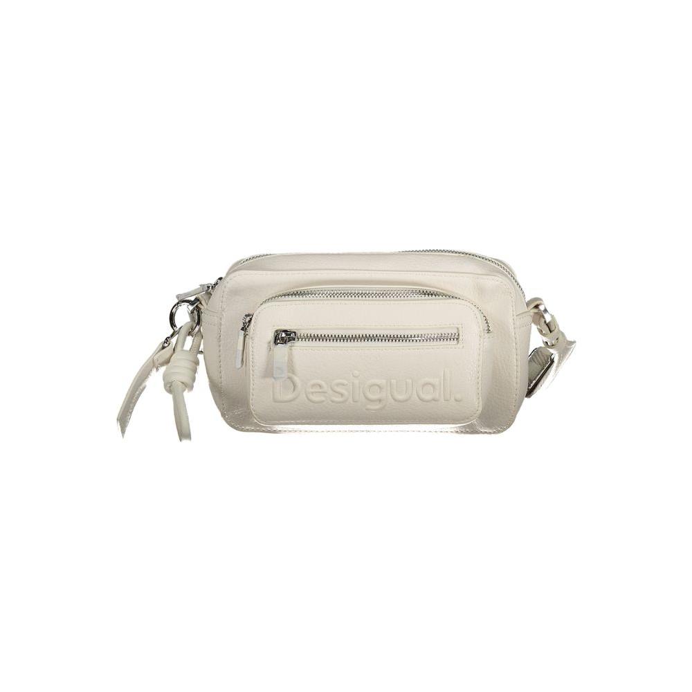 Desigual White Polyethylene Handbag Desigual